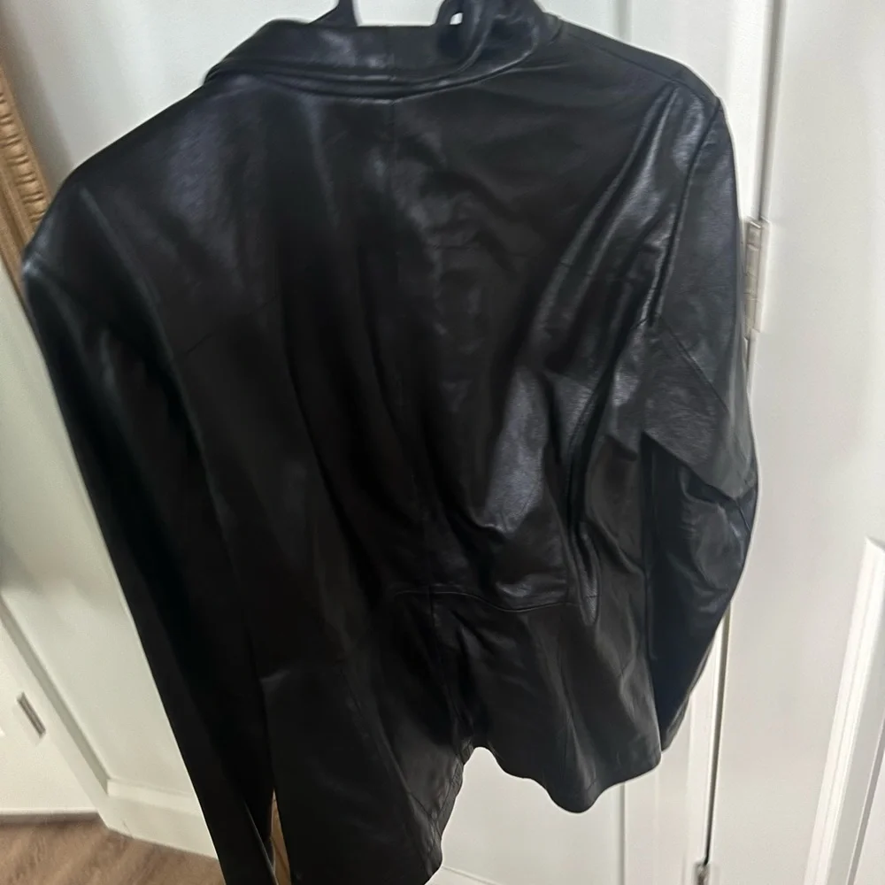 100% learher lining vintage women’s leather coat - Picture 4 of 6